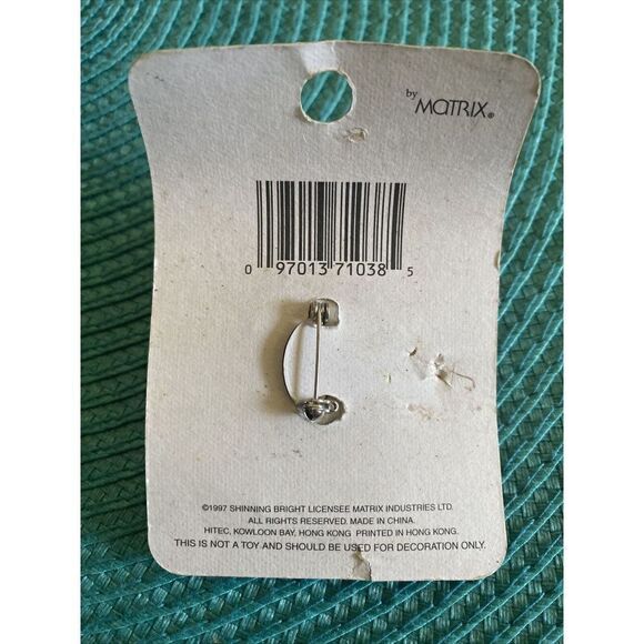 Halloween Vintage 1997 CVS Boo Party HALLOWEEN LAPEL PIN #586891 WITCH - Picture 2 of 4